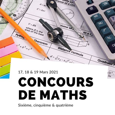 concours de mathématiques.